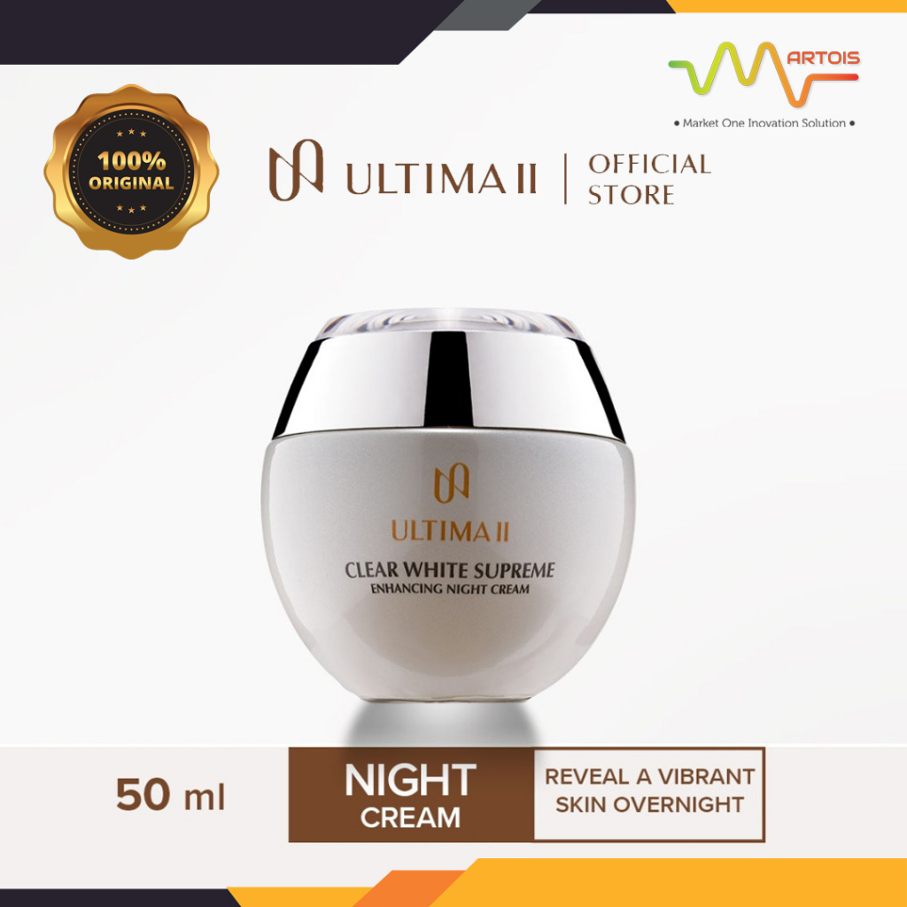Ultima II Clear White Supreme Enhancing Night Cream 50ml