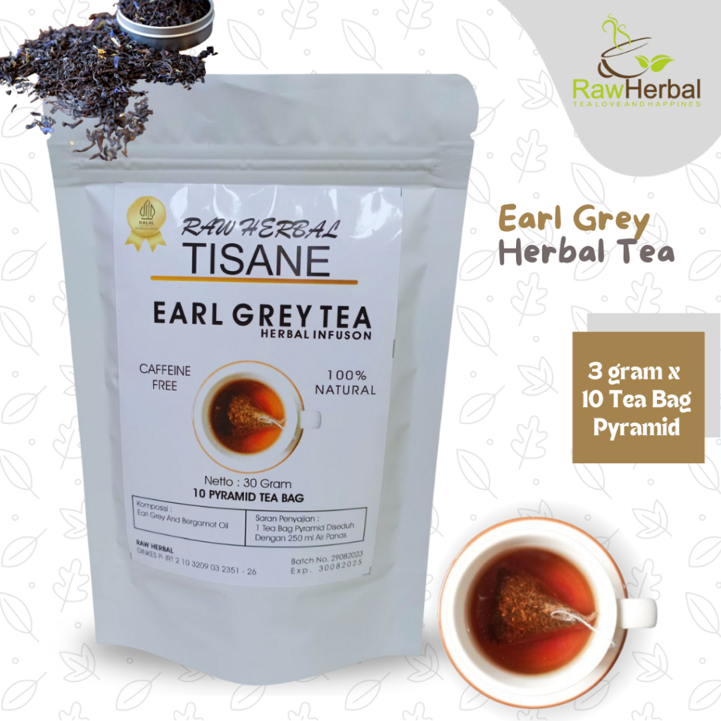 

Earl Grey Bergamot Oil Tea / Tea Bag Pyramid (3gr x 10 Tea Bag Pyramid)