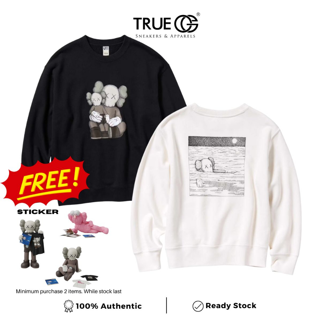 Uniqlo x Kaws Crewneck Sweater Authentic