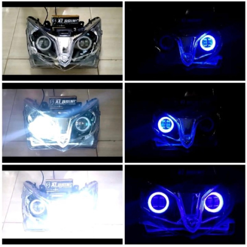 Daymaker Vario 125 Non Led Custom Lampu Depan Reflektor Vario 125 Fi Bohlam Kualitas Terbaik