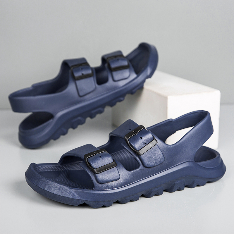 Komin Sandal Pria Dewasa Sendal Tali  Sandal Anti Slip Biasa Murah Karet Dan Eva Terbaru Casual Sandal Gunung Cowok Slide Outdoor Ringan Kekinian Size 40-44