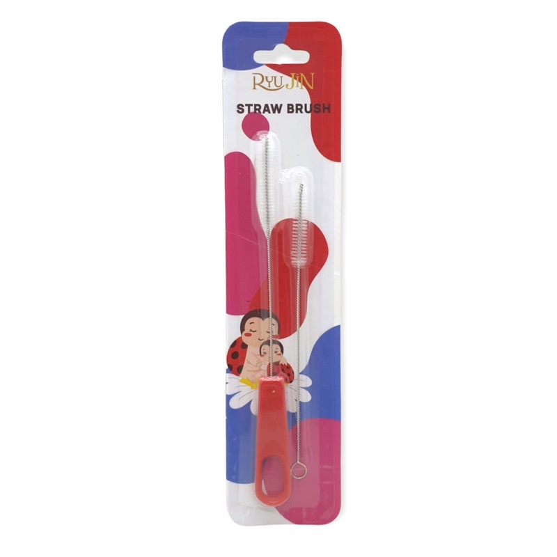 RYUJIN - SIKAT SEDOTAN | STRAW BRUSH ISI 2 PCS | SIKAT BOTOL RJ014