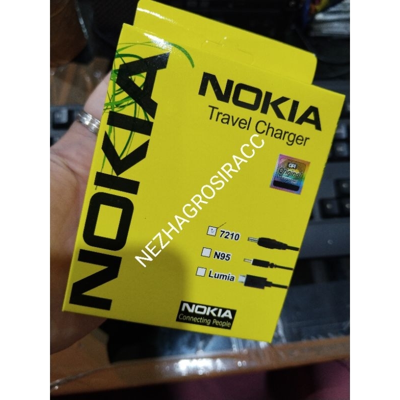 Charger Original Casan NOKIA AC-4E / 8250 8210 8310 8800 9300 7210 7610 Colokan Besar Jadul Dijamin 