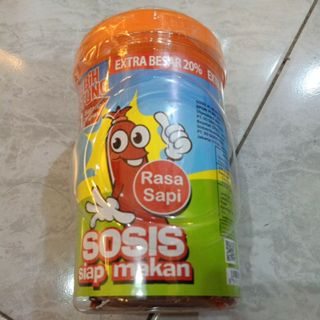 

Sosis SoNice SAPI Siap Makan 1 Toples isi 24pcs