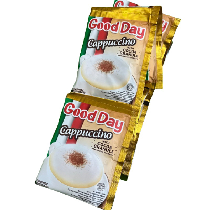 

GOOD DAY CAPPUCCINO 25 GR (1 RENCENG ISI 10)