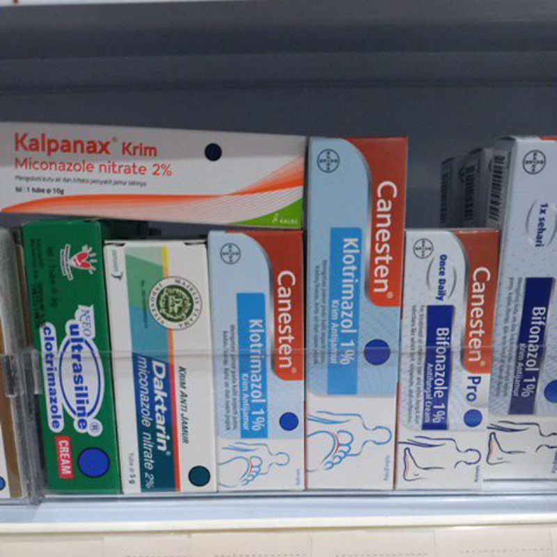 OBAT JAMUR | CANESTEN Cream | FUNGIDERM | KALPANAX | ULTRASILINE Mengatasi Jamur, Panu, Kadas/Kurap,