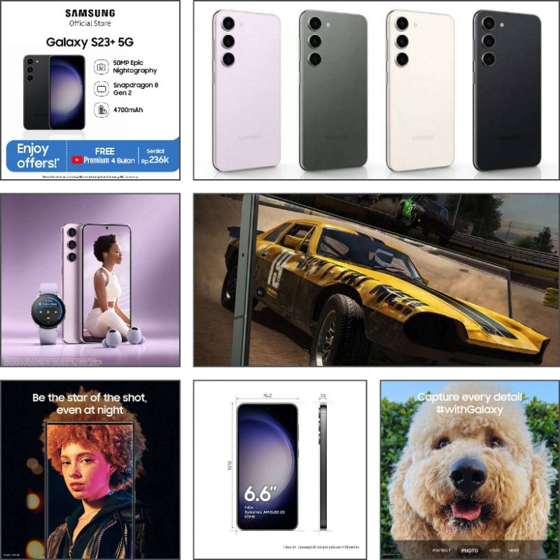 Samsung Galaxy S23+ 5G Smartphone 8GB 256GB