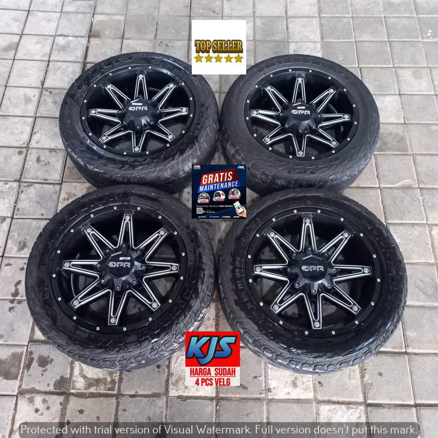 MENJUAL VELG RACING SECOND TERMURAH BERKUALITAS BUAT MOBIL FORTUNER PAJERO SPORT HILUX DOBLLE CHEVRO