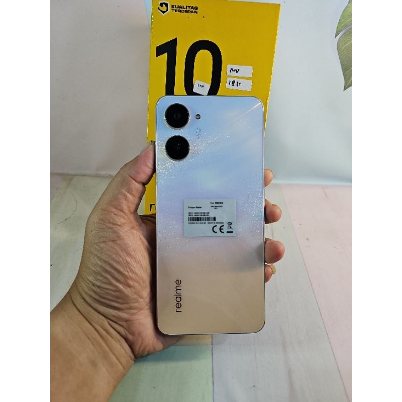 Realme 10 Ram 4Gb Rom 128Gb Mulus Garansi Resmi Fullset cek Deskripsi