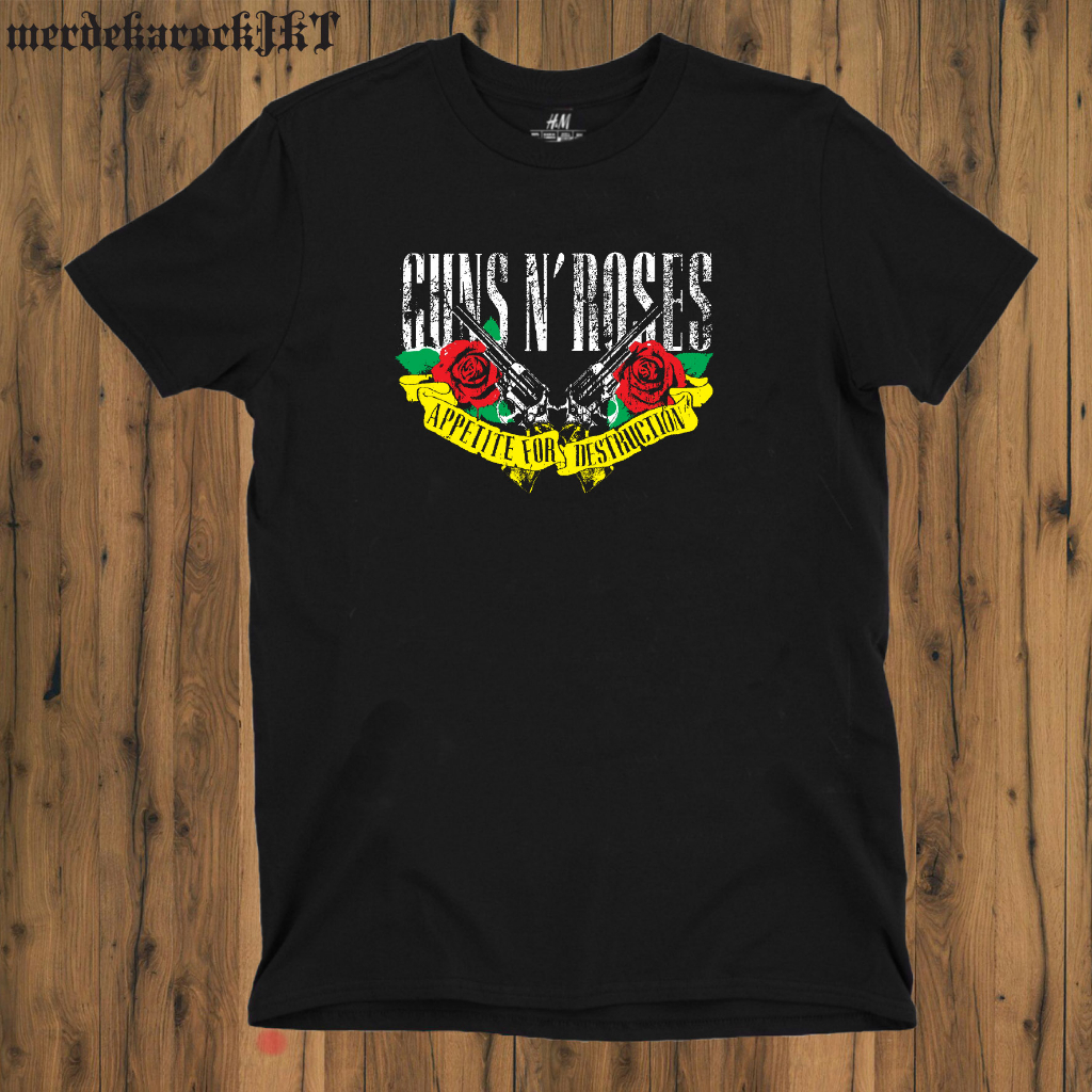 kaos distro GNR GUNS N ROSES kaos distro musik band metal dewasa original