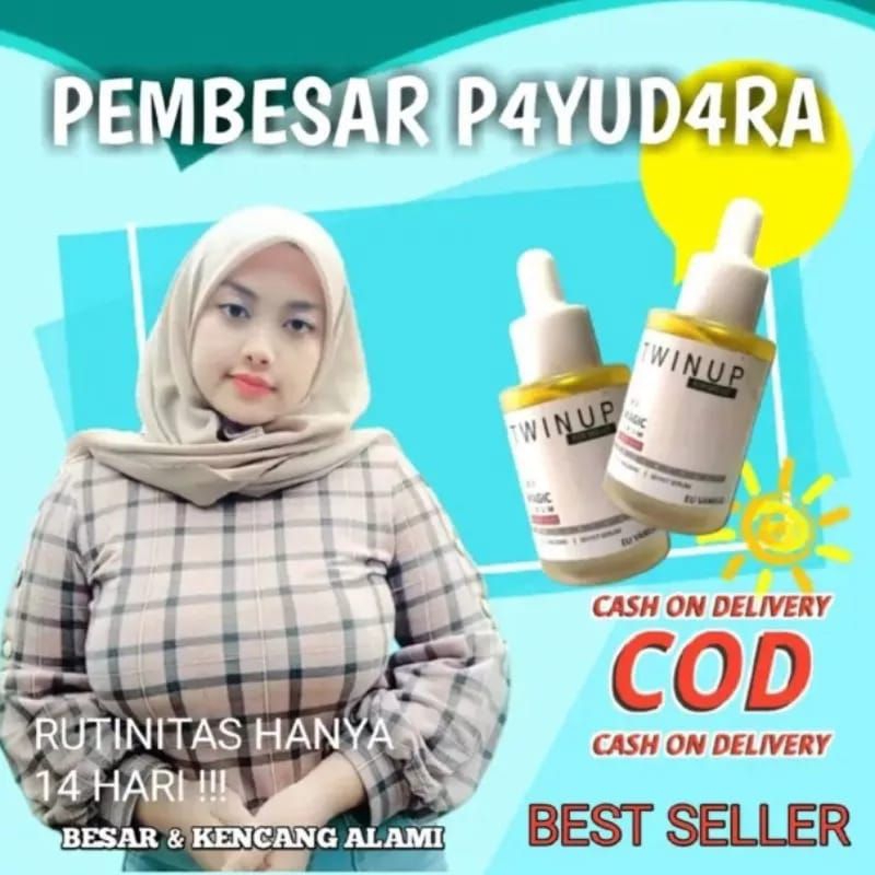 BISA COD TWIN UP MAGIC SCRET SERUM PEMBES4R PAYUDARA ORIGINAL BPOM AMPUH WANITA