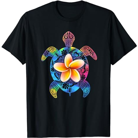 KAOS Hawaiian Tie Dye Sea Turtle, Hawaii shirt for men and women T-Shirt