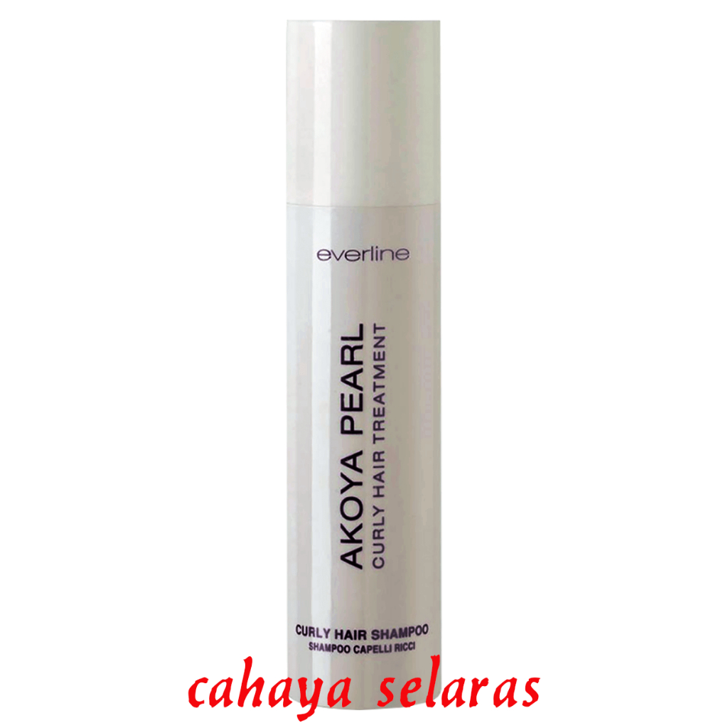 AKOYA PEARL CURLY HAIR SHAMPOO EVERLINE 200ML | SHAMPOO PERAWATAN RAMBUT KERITING