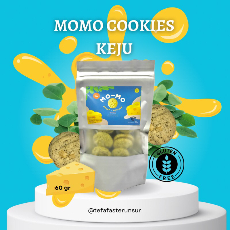 

Momo Cookies Keju / Kue Kelor Keju 60gr