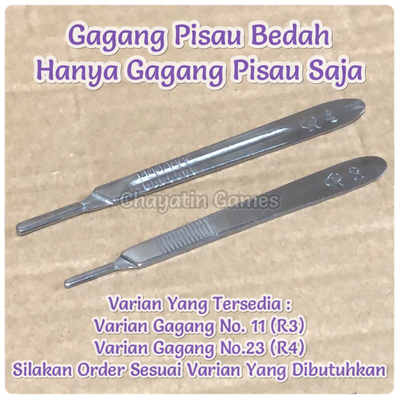 Gagang Pisau Bedah ( Hanya Gagang Pisau Saja ) Harga Per 1pcs