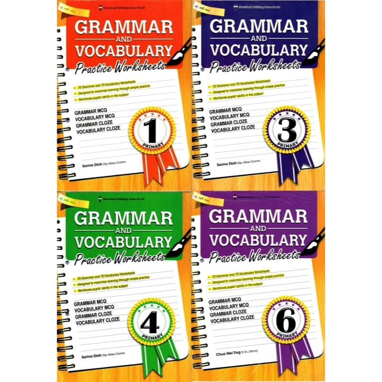 Grammar and Vocabulary Practice Worksheets