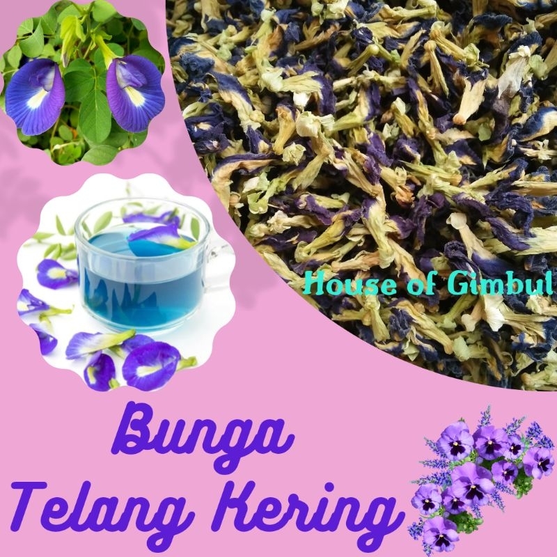 

Bunga Telang Kering 150 gram