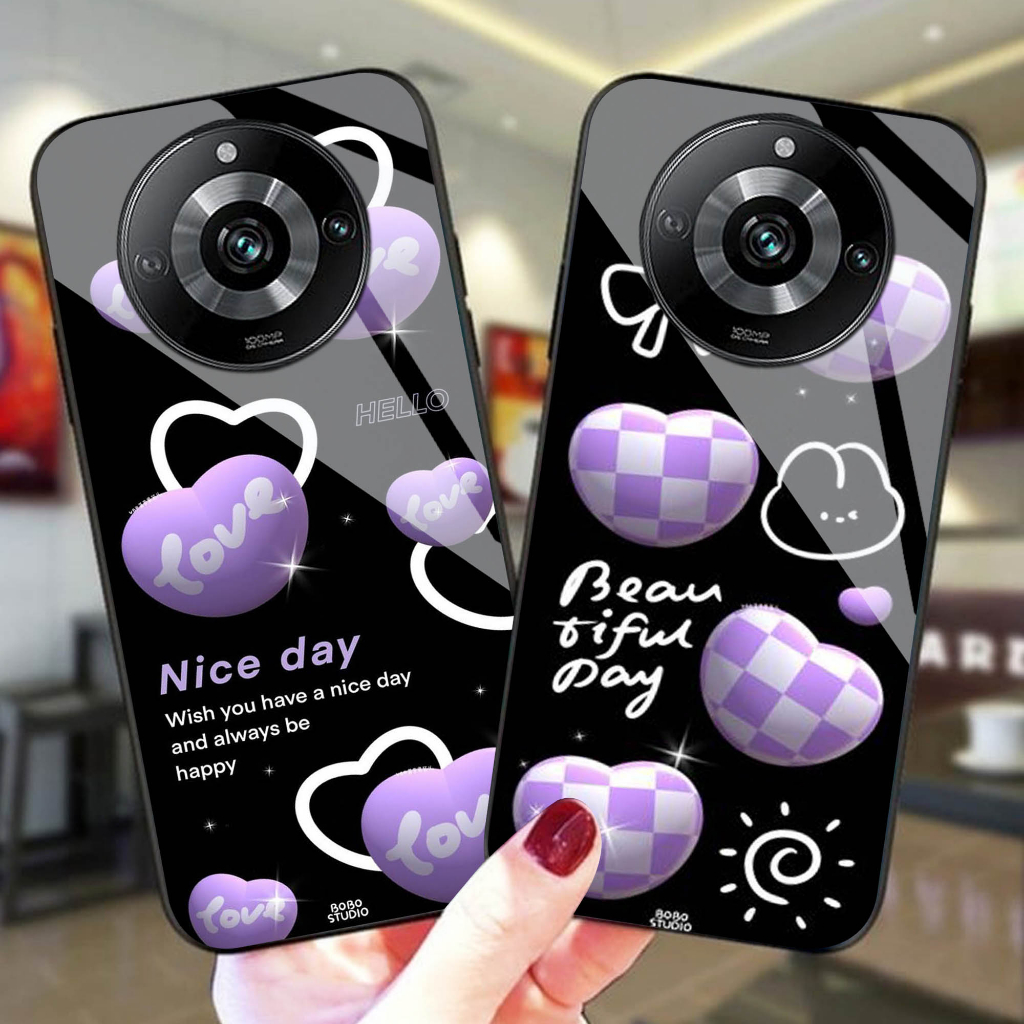 (U 037) Softcase Kaca Realme 11 Pro Plus 5G Realme 11 5G  - Casing Hp Realme 11 Pro Plus 5G - Softca