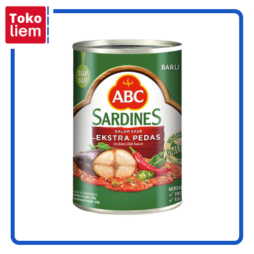 

Abc Sardines Extra Pedas 425G