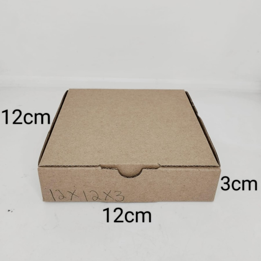 

10pcs Kardus Die Cut E Flute Coklat 12x12x3cm