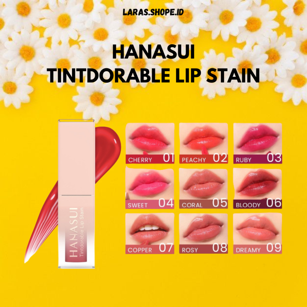 Hanasui Tintdorable Lip Stain - Lip Stain Hanasui