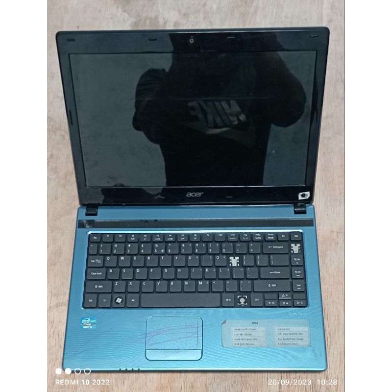 Laptop Acer Aspire 4752 series intel core i3 DDR3