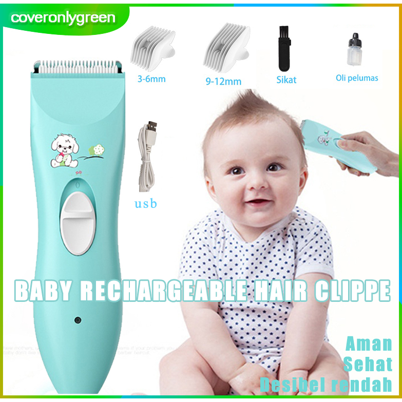 Baby Hair Clipper Alat Cukur Rambut Bayi Anak Lengkap Alat cukur rambut bayi/Cukuran rambut bayi