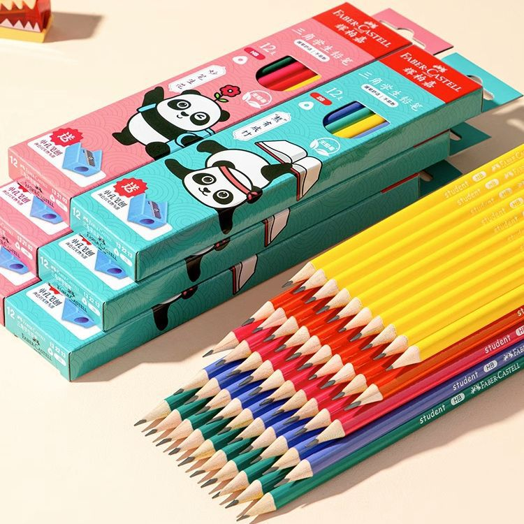 

[ORGM] Alat Tulis Kantor Perlengkapan Sekolah Pensil 2B Faber-castell Seri Panda Warna Warni