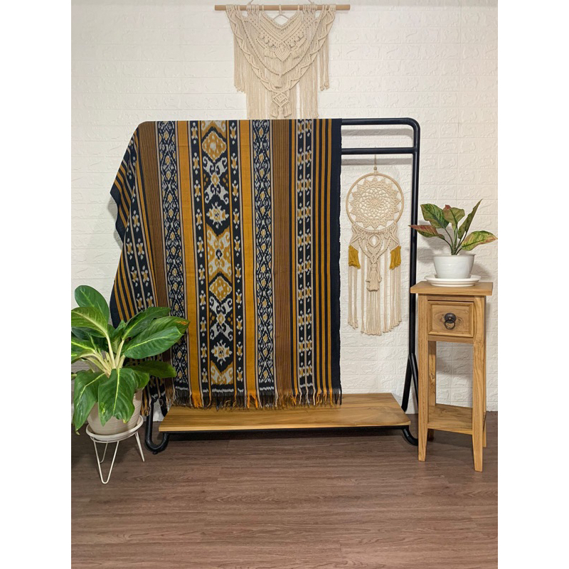 KAIN TENUN BLANKET ORIGINAL DITENUN MENGGUNAKAN ALAT TENUN BUKAN MESIN TERMURAH