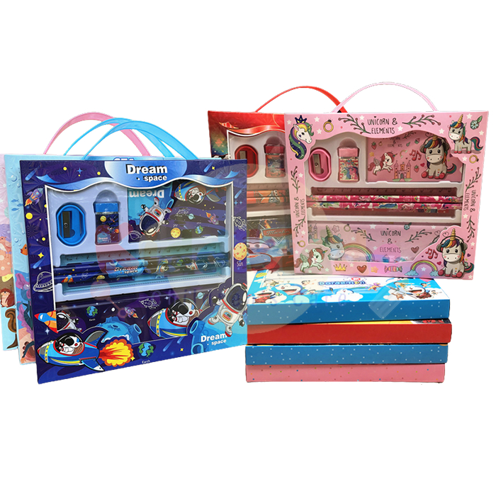 

Kiddikiddo Alat Tulis Anak Sekolah 6 In 1 / Alat Tulis Set Karakter / Stationery Set 6 in 1 / Set Alat Tulis Box Anak