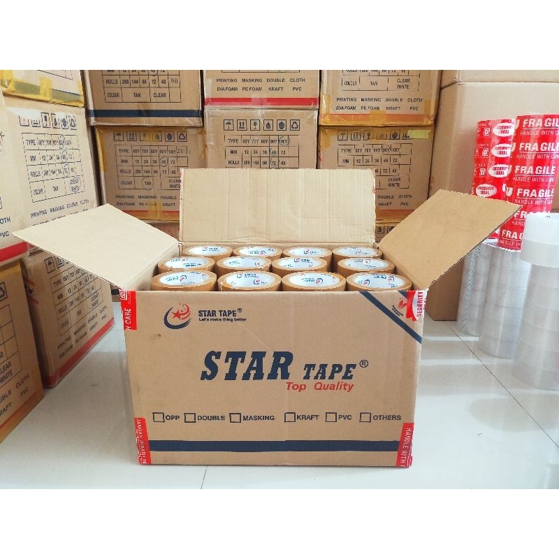 

LAKBAN COKLAT 90yard 45mm GROSIR MURAH SUPER LENGKET