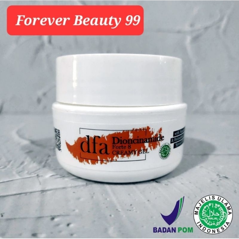 DFA Dioncinamide Forte 8 Creamy Gel - krim whitening - moisturizer - pelembab - dfa - BPOM