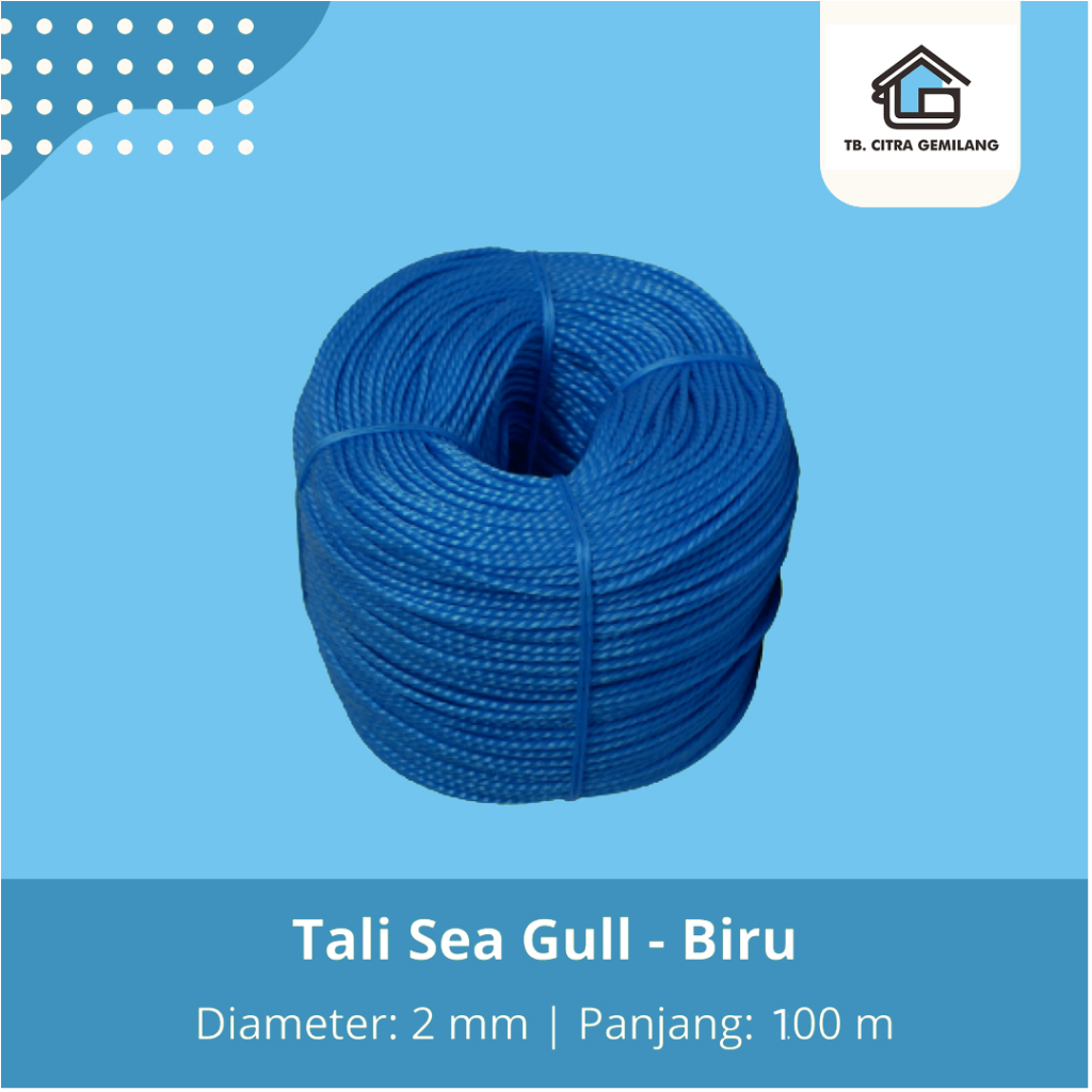 TALI TAMPAR PLASTIK 2 MM X-WIND - SEAGULL