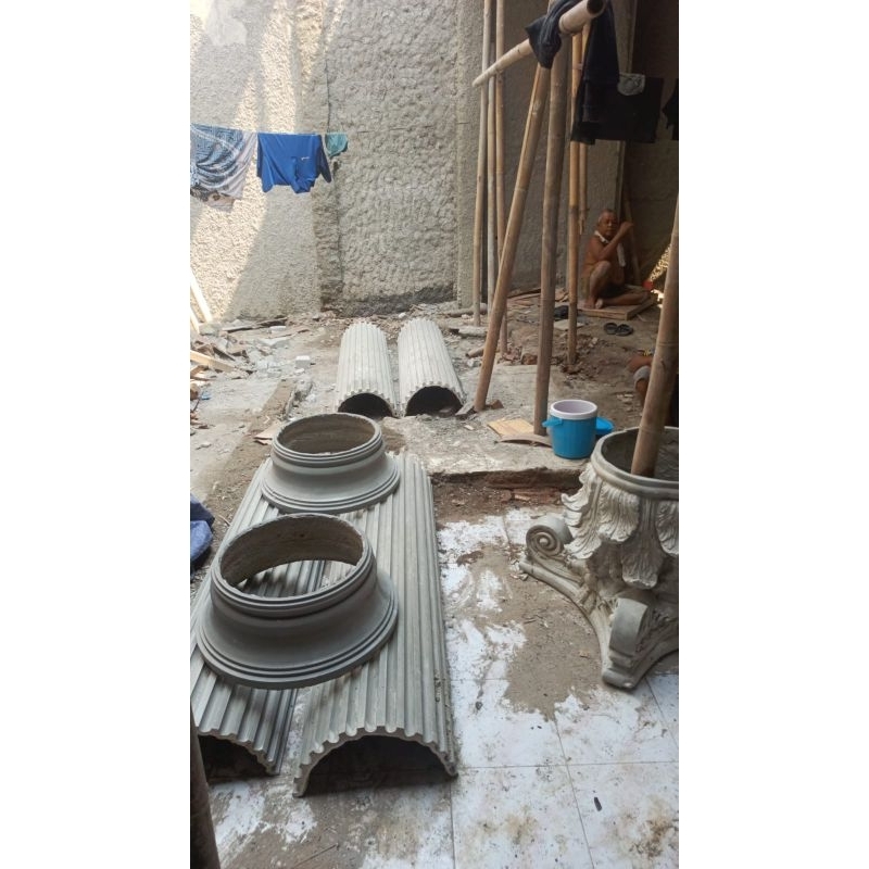 Pilar rumah, Pilar rumah bulat, pilar rumah kotak, tiang rumah, tiang rumah bulat