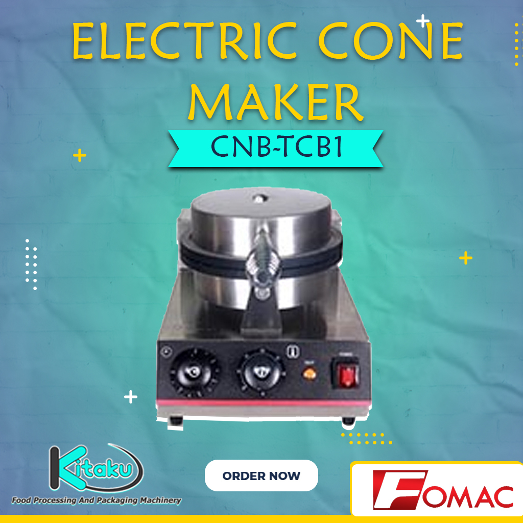 Mesin Cetak Waffle Cone Ice Cream-Fomac-CNB-TCB1