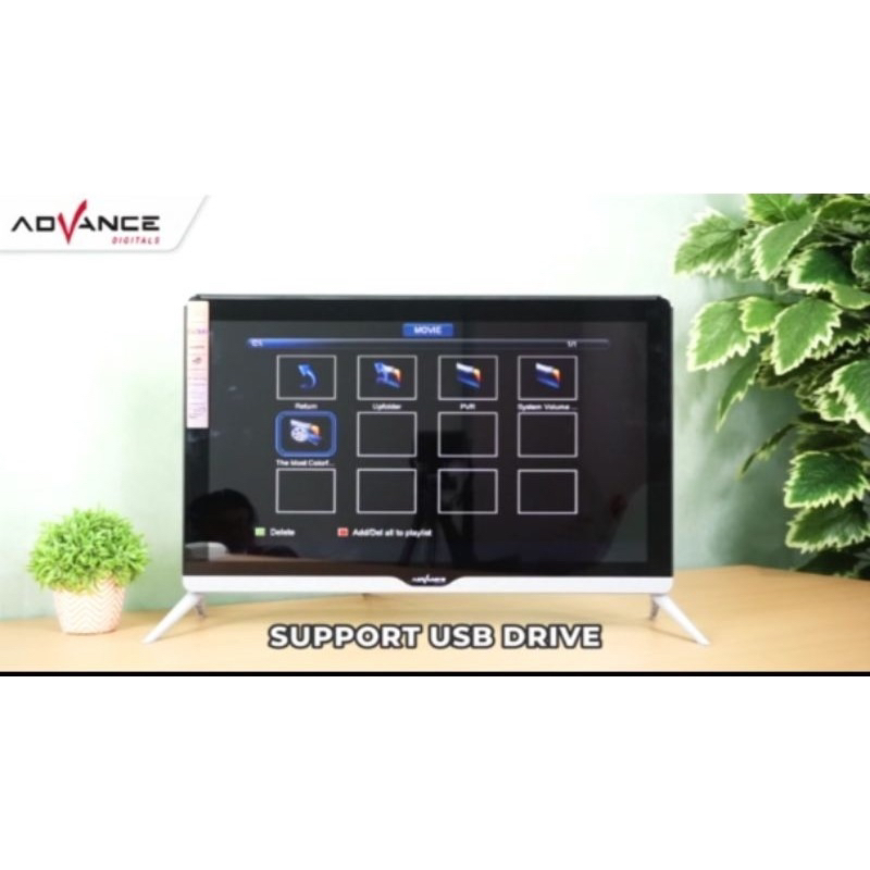 TV LED DIGITAL Advance 24 inch. USB Movie. DVB-T2 2401T