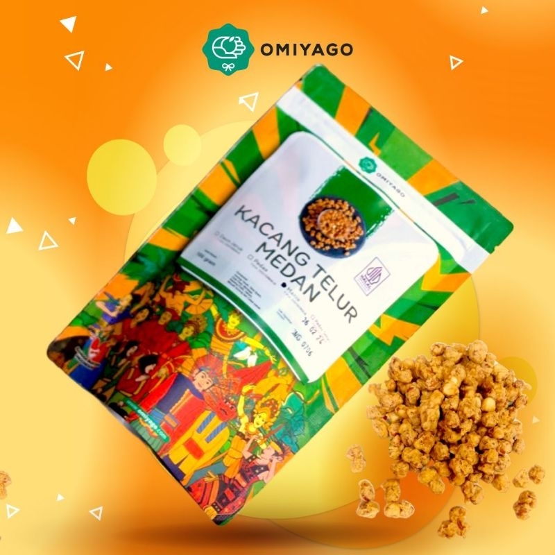 

Kacang Telur Medan Daun Jeruk Omiyago 100 gr