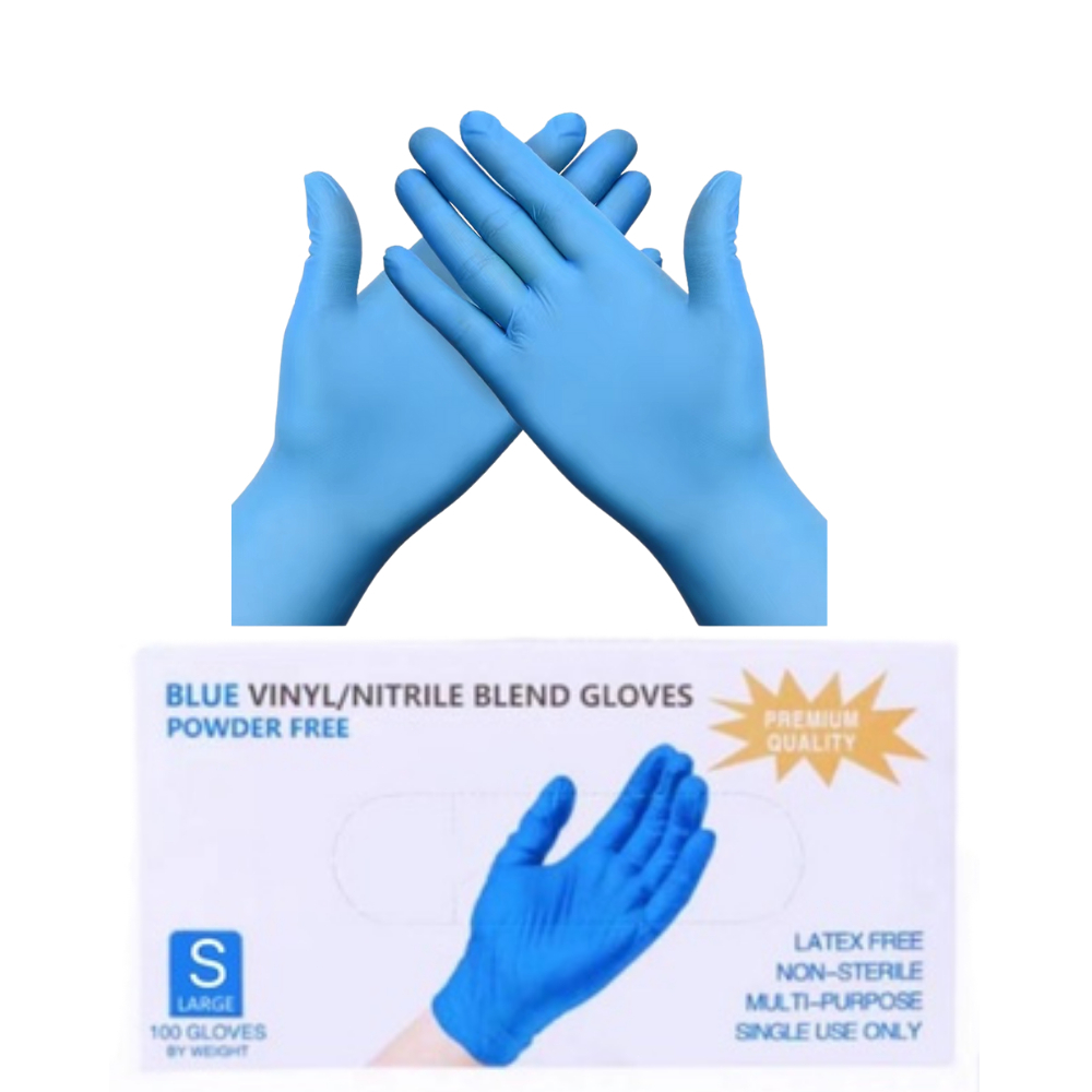 Sarung Tangan Karet Blue sekali pakai Sarung Tangan Latex Safeglove