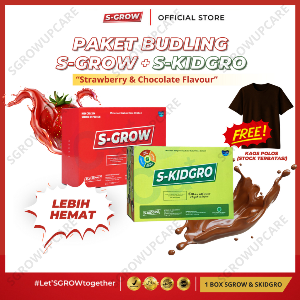 

S-GROW & S-KIDGRO Susu Peninggi Badan Paket Bundling