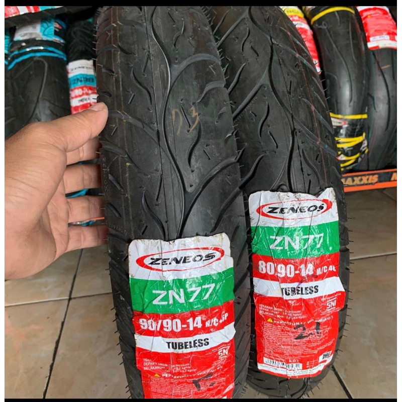 Ban zeneos zn77 ring 14 70/90 80/90 90/90 tubeless 1ban