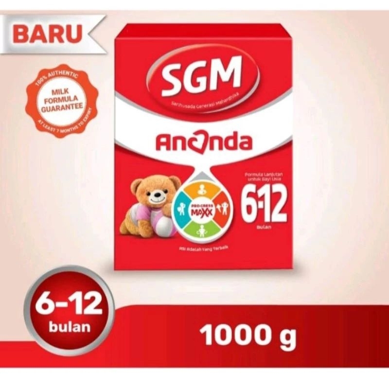 SGM 0-6/6-12BULAN KEMASAN 1000GR