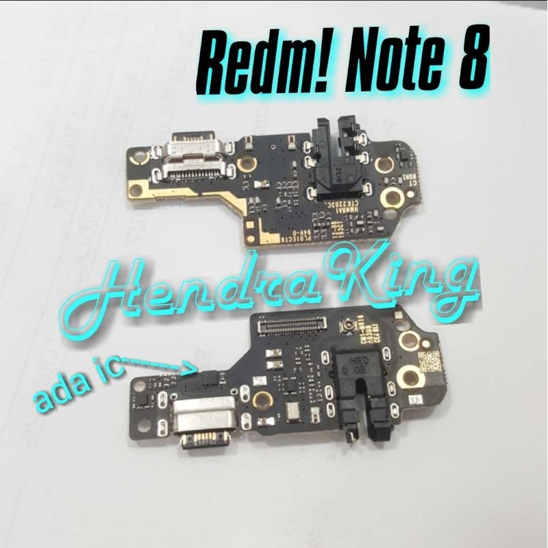 pcb charger Redmi note 8 - connector cas Redmi note 8