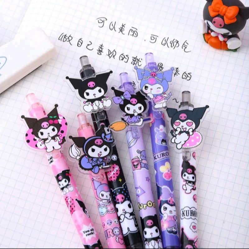 

pulpen kuromi cetek