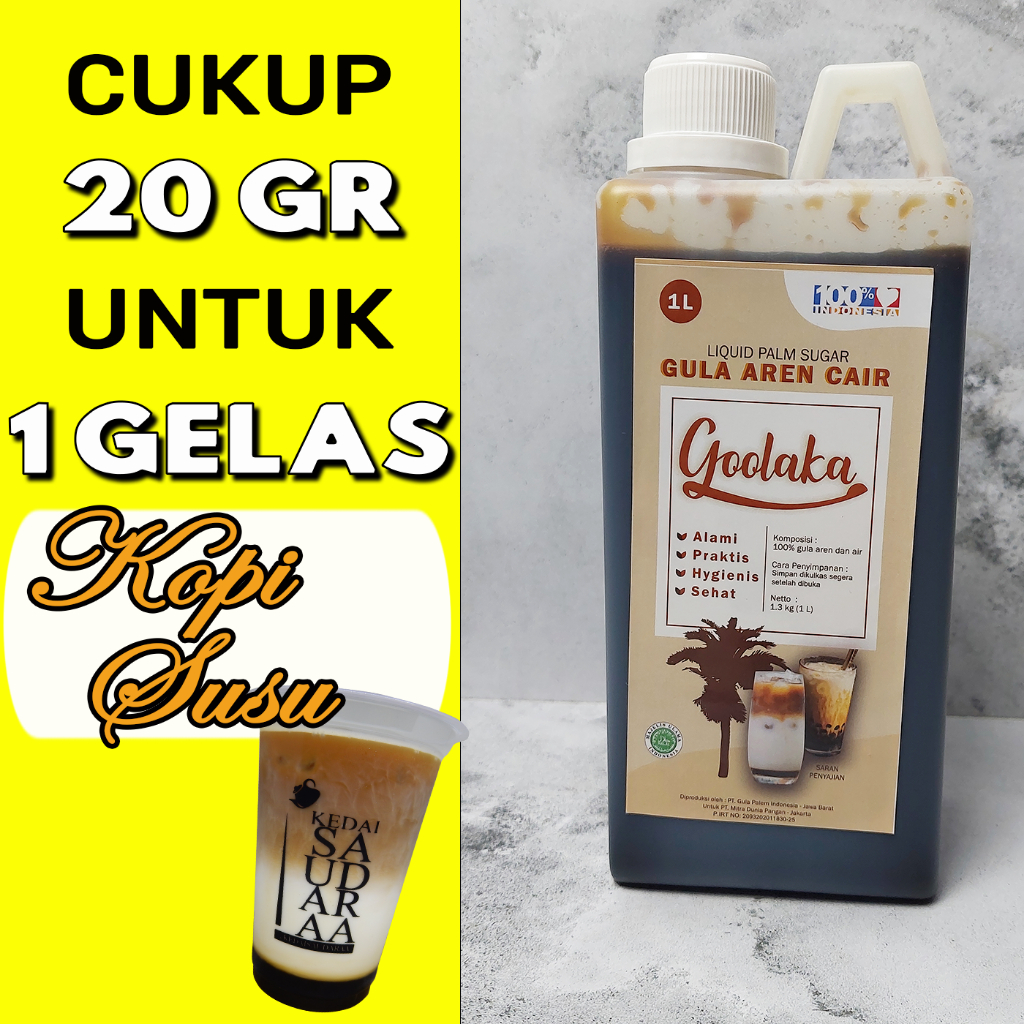 

gula aren goolaka 1 liter - gula aren cair palm sugar goolaka
