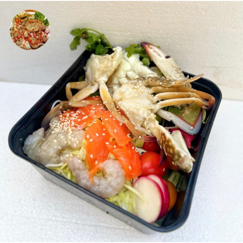 

Rajungan Udang Mentah Salmon Mangga/Pepaya (RAJUNGAN MENTAH WAJIB INSTANT)