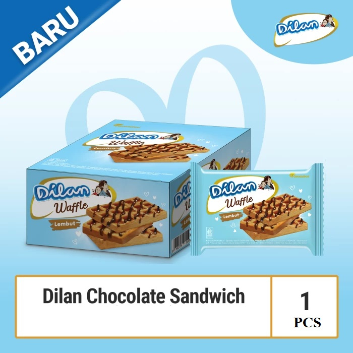 

Mouseman - Dilan Chocolate Waffle Lembut Kue Wafel Rasa Cokelat 16gr