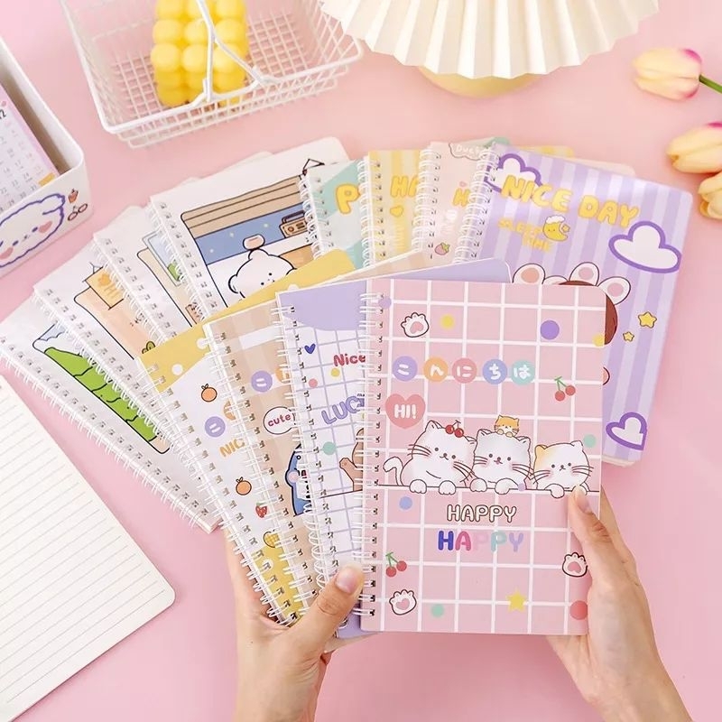 

Buku Tulis Ring Motif A5 / Buku Ukura A5 / BukuTulis Kuliah