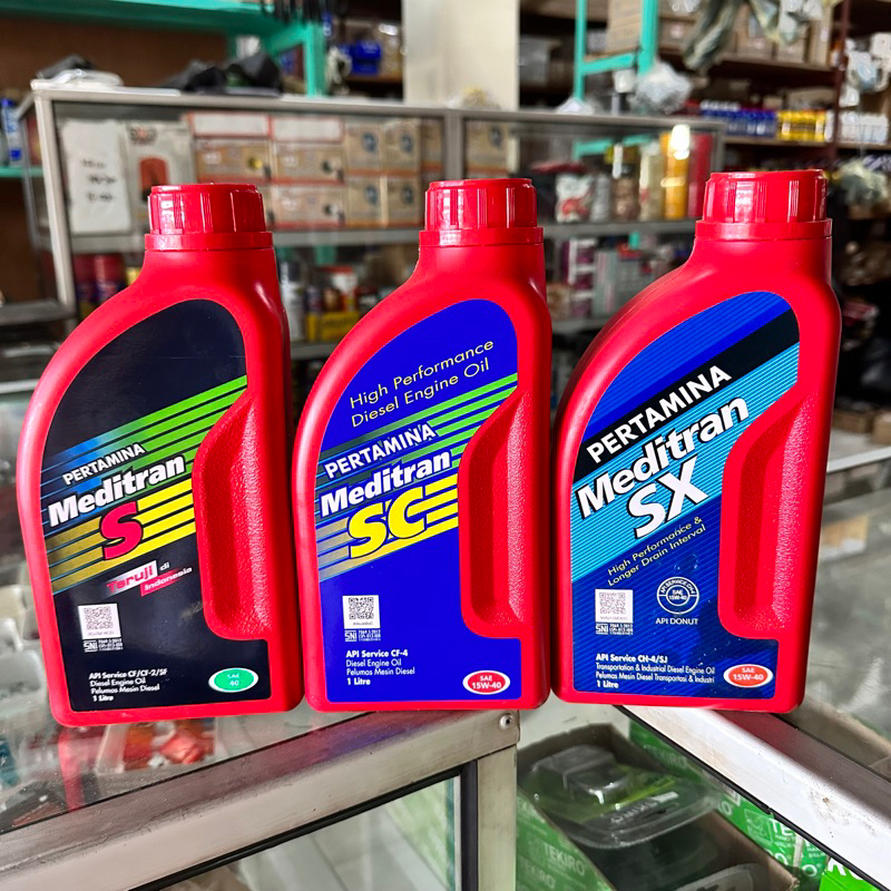 Oli Mobil Pertamina Meditran S SC SX Kemasan 1 liter