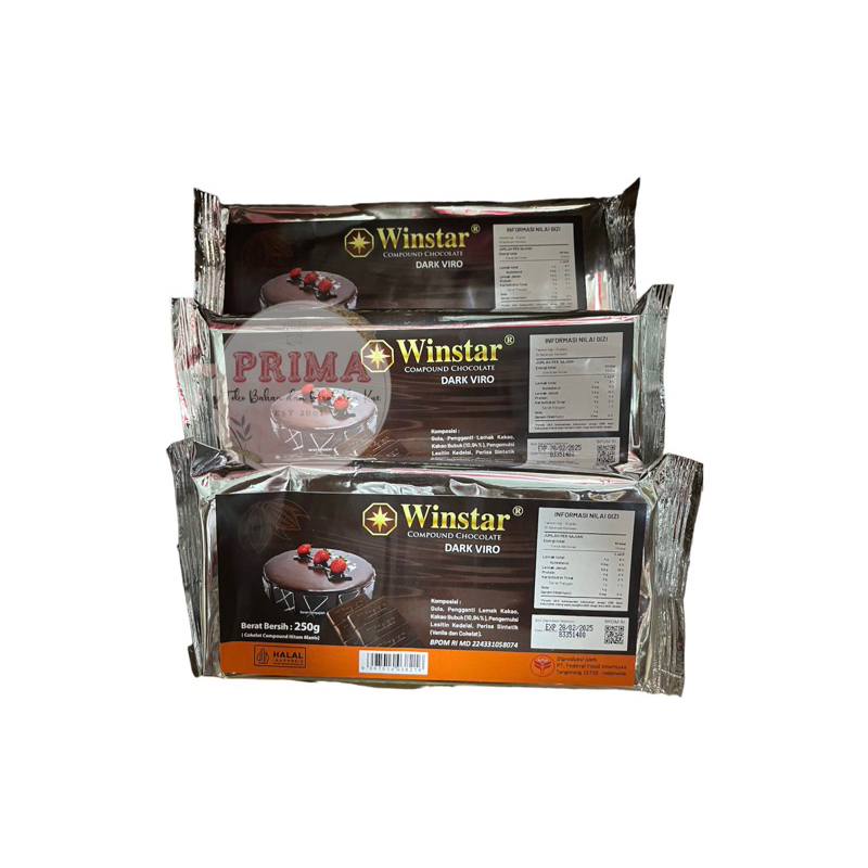 

Cokelat Batang Winstar 250gr / Coklat Batang/ compound chocolate