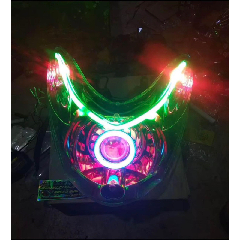 New reflektor mio soul karbu Set proji running set Alis super kece Kualitas Terbaik ready